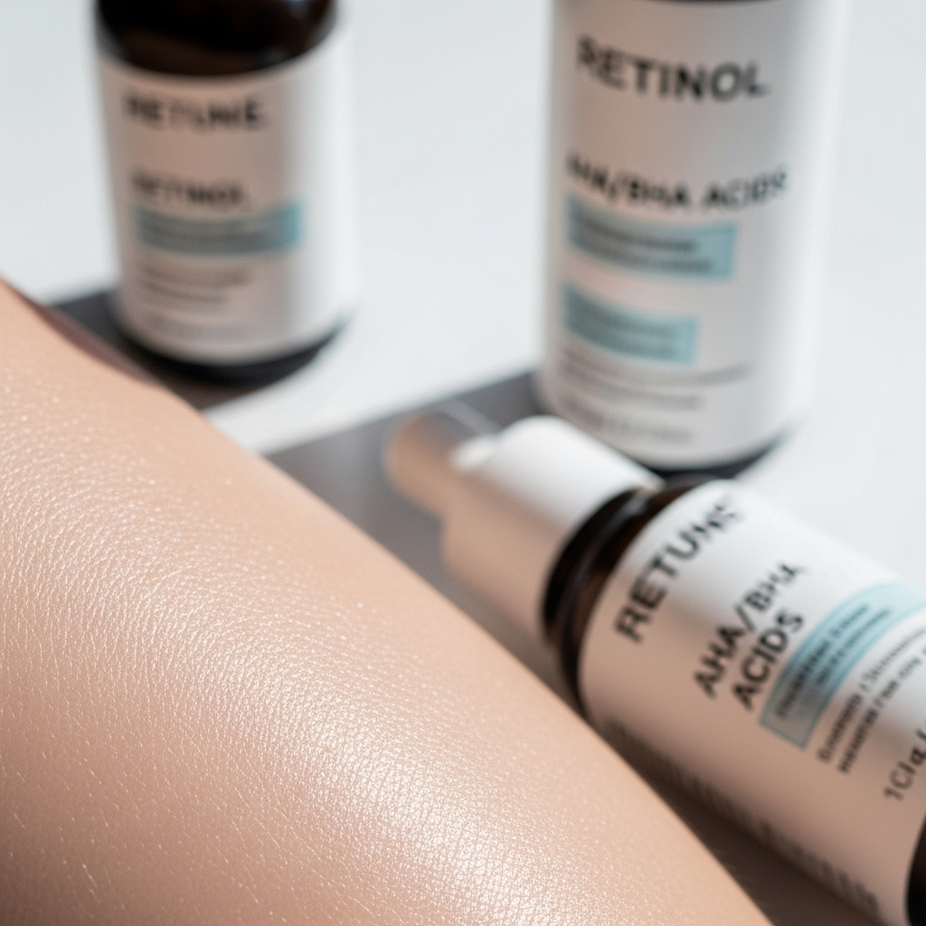 Retinol i kwasy: sztuka łączenia dla pięknej skóry